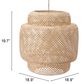 Zuo Modern Finch Ceiling Lamp in Natural, , large