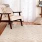 Central Oriental House Theon 5" x 7"3" Light Grey and White Area Rug, , large