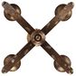 Golden Lighting Victoria 4-Light Chandelier in Heirloom Gold, , large