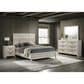 Crown Mark Lorraine 6 Drawer Dresser in Antique White, , large