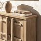 Jennifer Taylor Home Rowan 48" 2-Door Accent Storage Cabinet in Heritage Light Natural Brown, , large