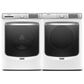Maytag 5.0 Cu. Ft. Front Load Washer with Steam and a 7.3 Cu. Ft. Gas Dryer - White, , large