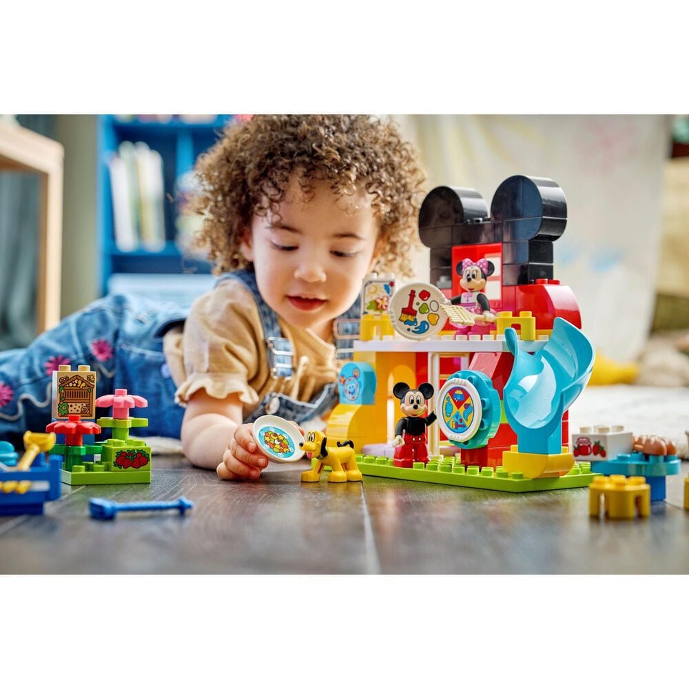 LEGO Duplo Mickey Mouse Clubhouse with Minnie and Pluto Building Set, , large