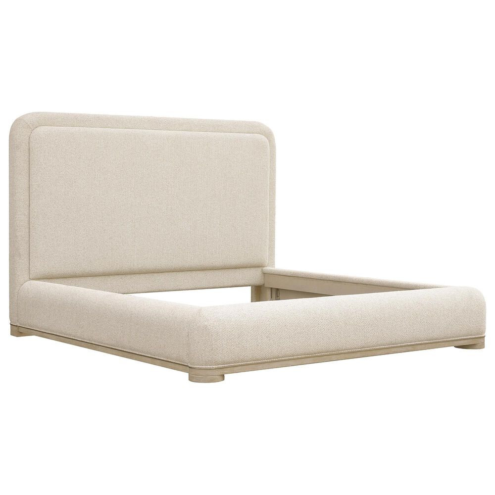 Chapel Hill Huntington Queen Upholstered Panel Bed in Beach Grass, , large