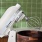 KitchenAid 5-Quart Tilt-Head Stand Mixer with Walnut Wood Bowl in Porcelain White, , large