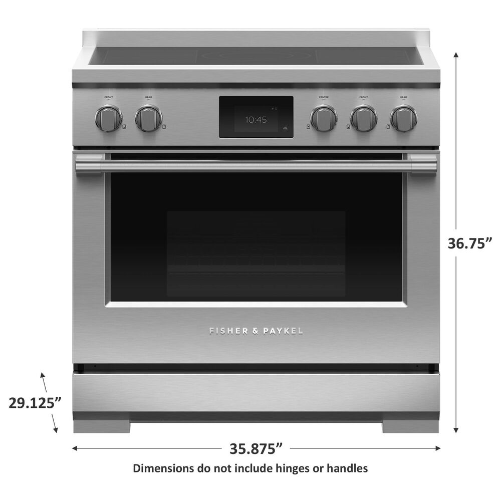 Fisher &amp; Paykel 36&quot; Professional Induction Range in Stainless Steel, , large