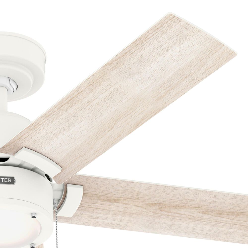 Hunter Erling 44&quot; Ceiling Fan with LED Light in Matte White, , large