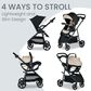 Britax Child Safety Willow Brook S+ Infant Car Seat and Stroller in Sand Onyx, , large