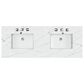 James Martin Vanities Bristol 60" Double Bathroom Vanity in Whitewashed Walnut with 3 cm Ethereal Noctis Quartz Top and Rectangular Sinks, , large