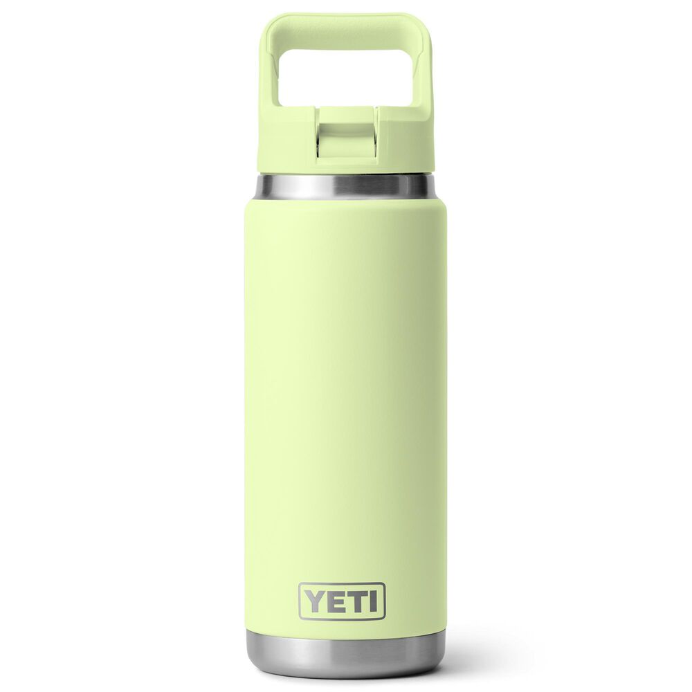 YETI Rambler 26 Oz Water Bottle with Color-Matching Straw Cap in Grasshopper, , large
