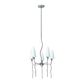 Lite Source Kaub 5 Light Chandelier in Polished Steel, , large