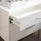 Linon Home Decor Gloria 2-Drawer Nightstand in White and Gold, , large