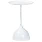 Baxton Studio Webb Patio Side Table in White, , large