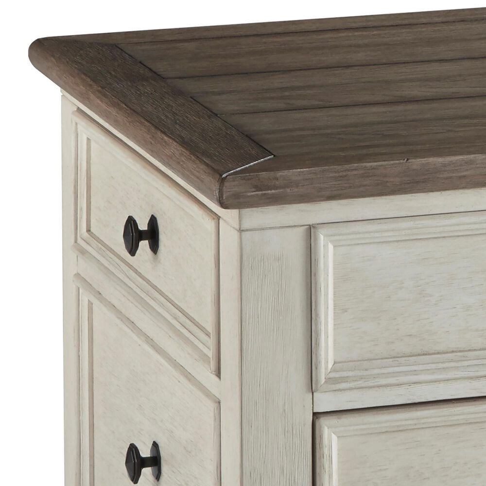 Ashley Bolanburg Lift Top Cocktail Table in Weathered Oak and Antique White, , large