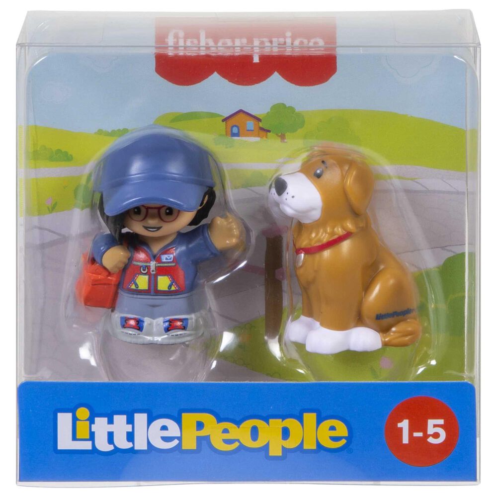 Little People Mailperson and Dog, , large