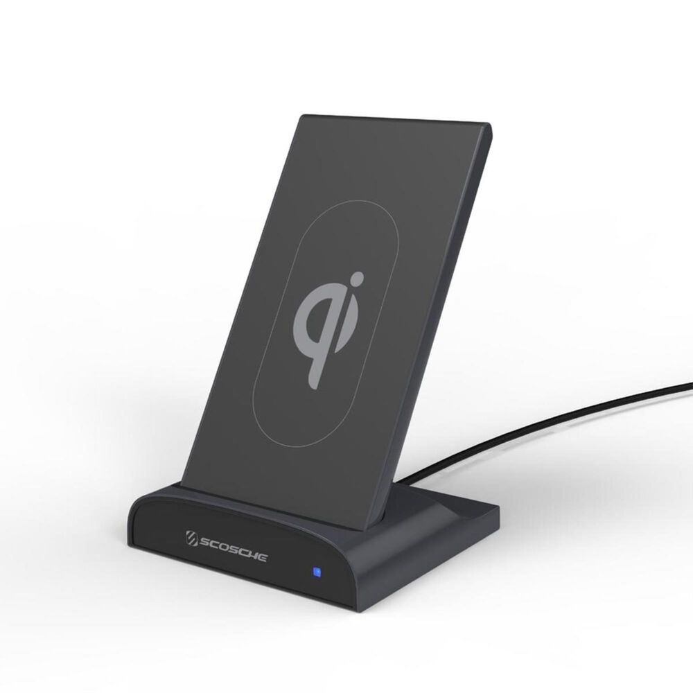 Scosche Qi Wireless Charge Dock with Portable PowerBank, , large