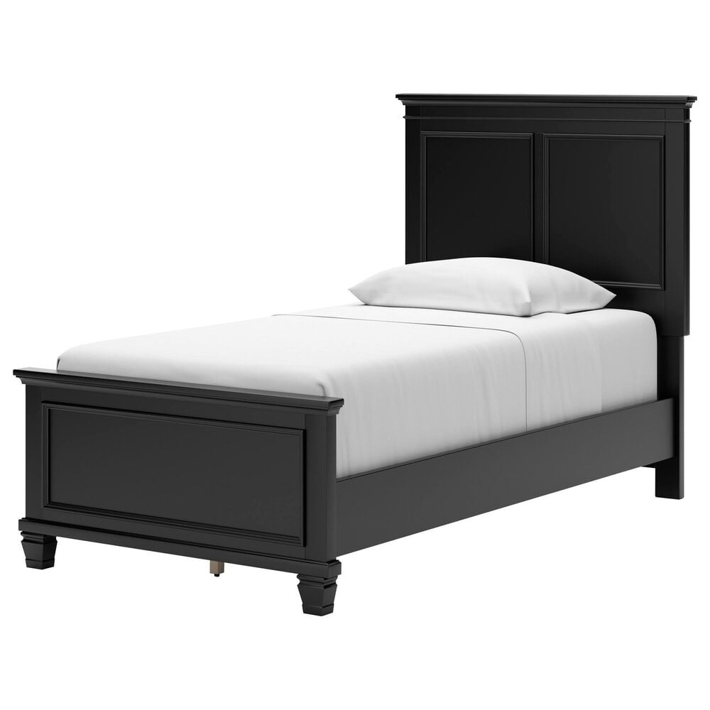 Ashley Lanolee 5-Piece Twin Bedroom Set in Black, , large