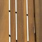 Hearth and Haven Kyoto Outdoor Folding Side Table with Slatted Top in Teak, , large