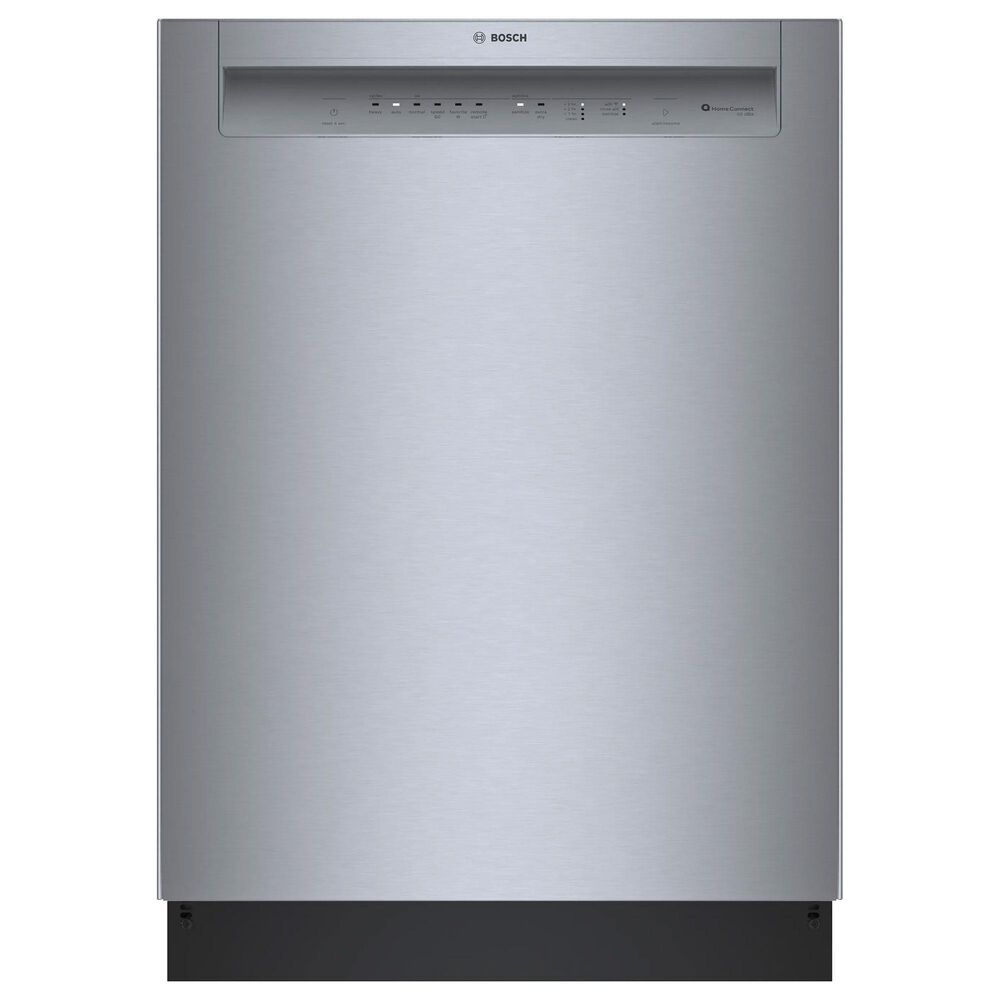 Bosch 100 Series 24"" Built-In Recessed Handle Dishwasher with Digital Control in Stainless Steel, , large