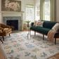 Rifle Paper Co. x Loloi Rosa Hawthorne 5" x 7"6" Cream Area Rug, , large