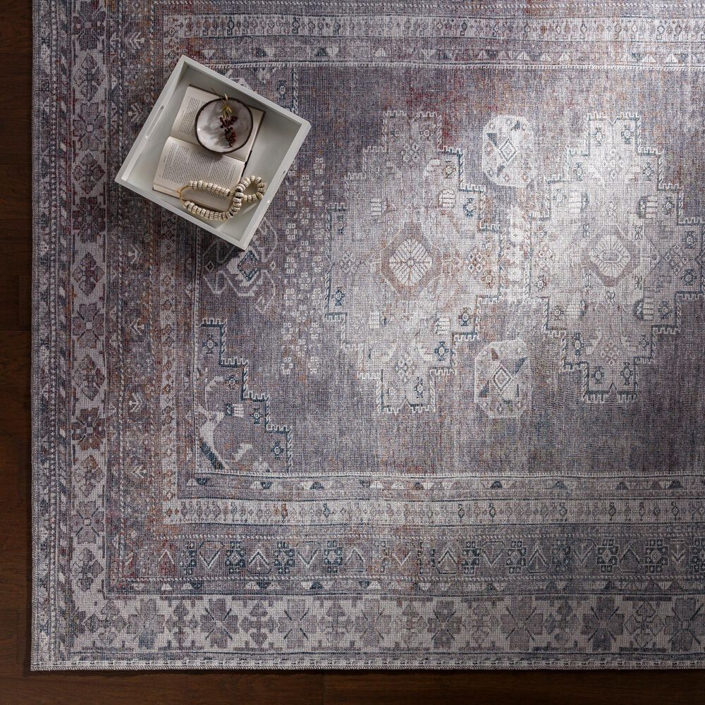 Surya Colin 5&#39;3&quot; x 7&#39;3&quot; Charcoal, Light Gray, Brown and Cream Area Rug, , large