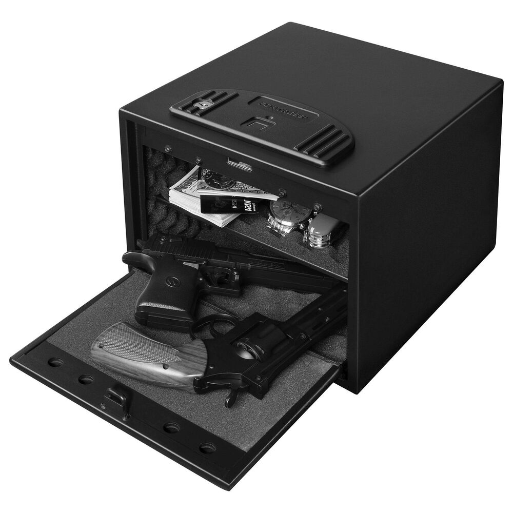 Fortress Fortress Large Quick Access Safe with Biometric Lock in Matte Black, , large