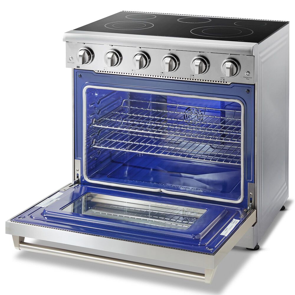 Thor Kitchen 36&quot; Professional Electric Range in Stainless Steel, , large