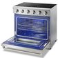Thor Kitchen 36" Professional Electric Range in Stainless Steel, , large