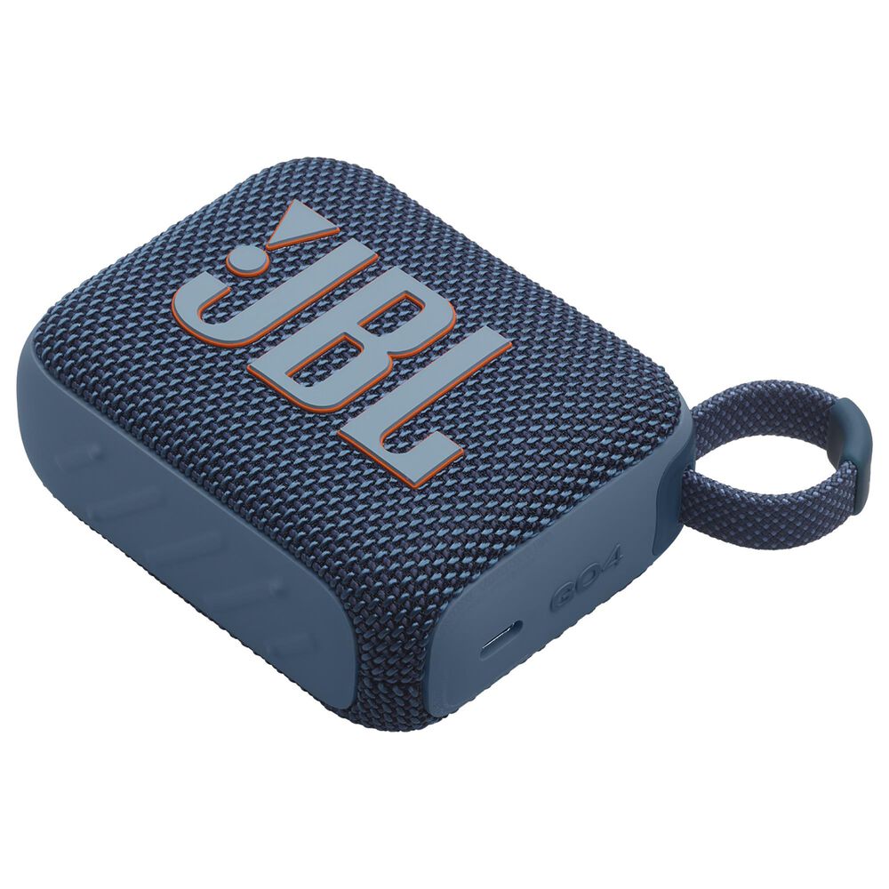 JBL Go 4 Portable Waterproof Bluetooth Speaker in Blue, , large