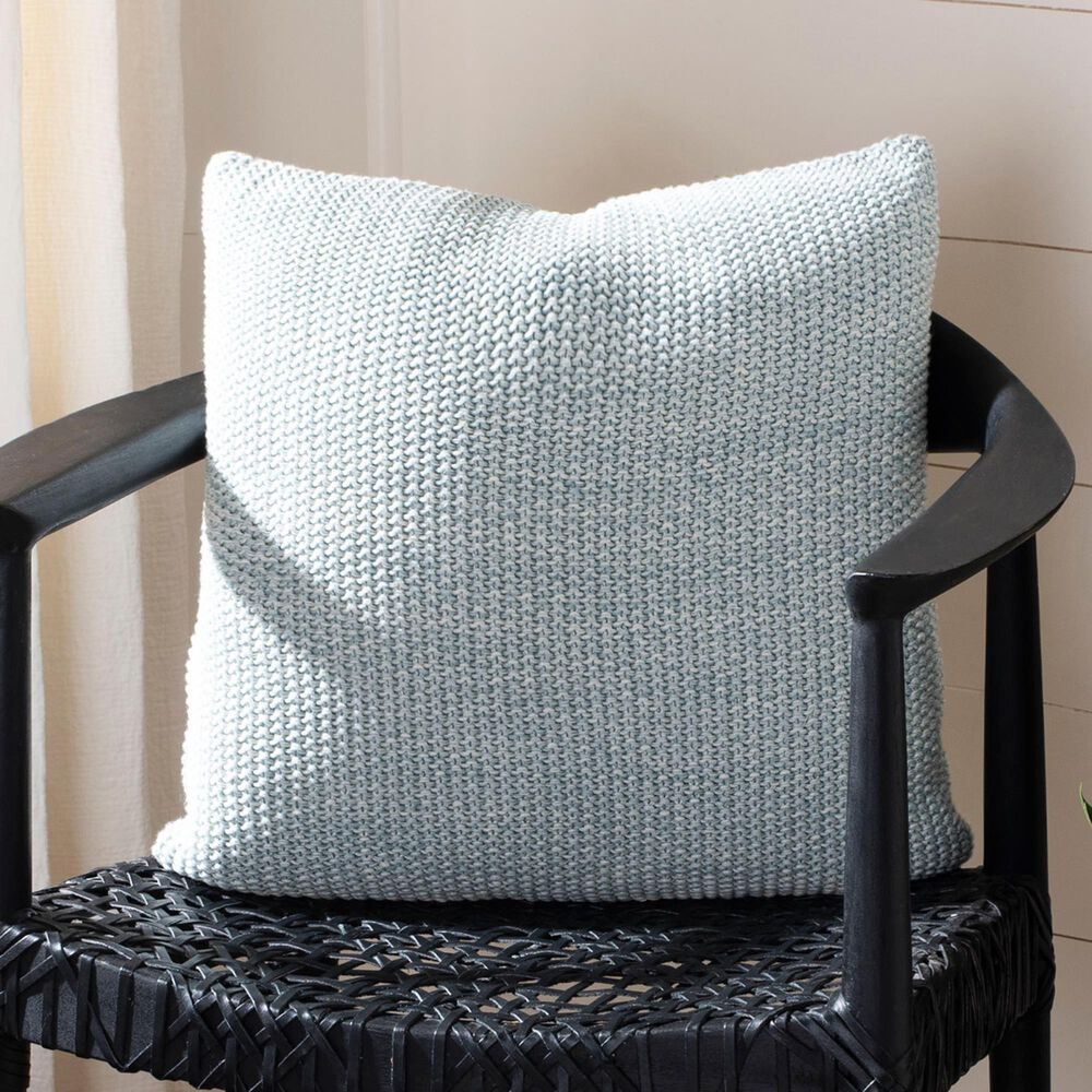 Safavieh Liliana 20&quot; Pillow in Blue and Natural, , large