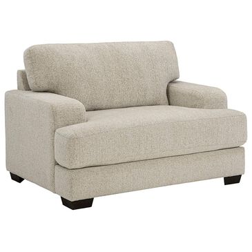 Northwestern Ramos Ottoman in Buff, , large
