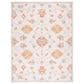 Safavieh Micro-Loop 9" x 12" Silver and Red Area Rug, , large