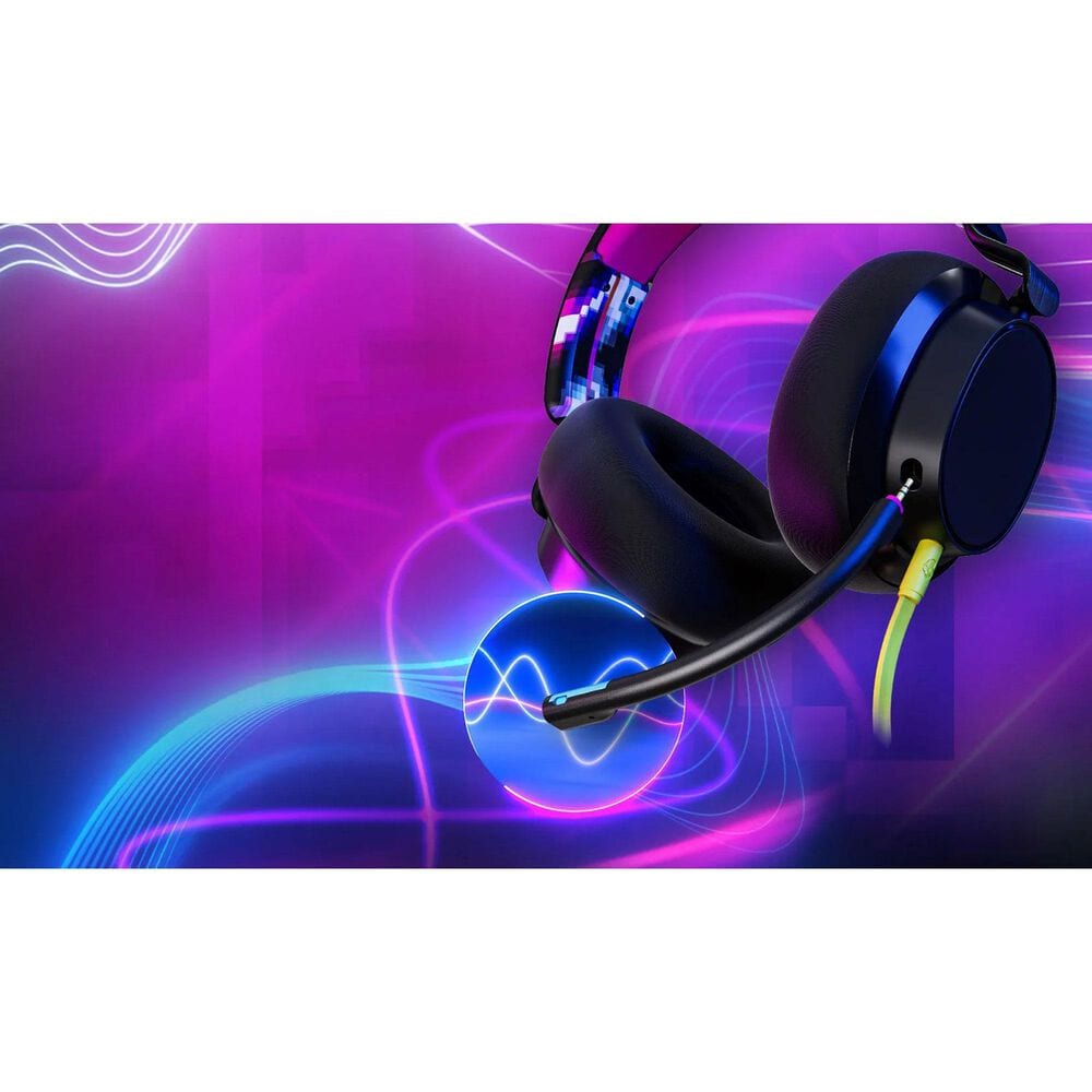 Skullcandy SLYR Multi-Platform Wired Gaming Headset in Black DigiHype and Pink, , large