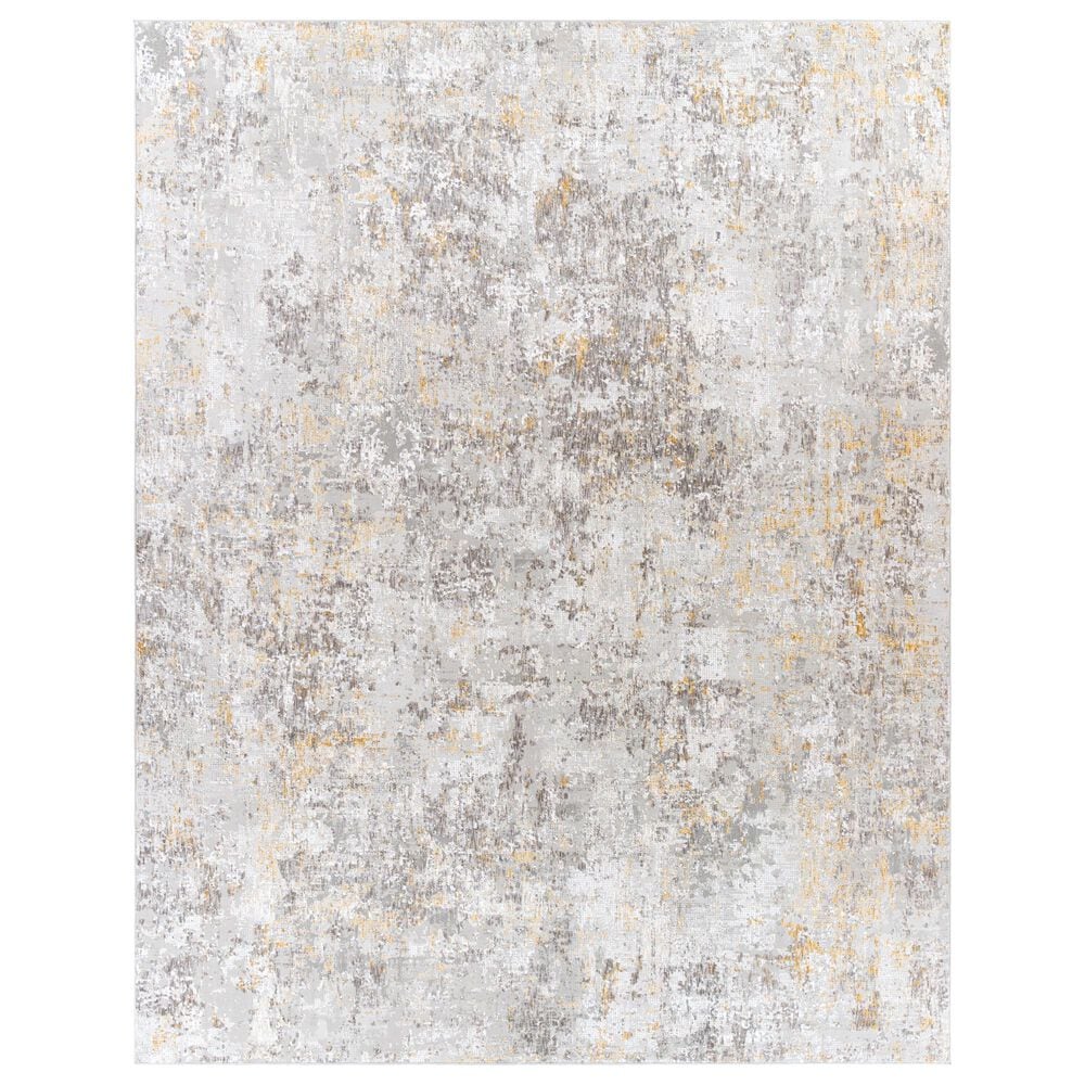 Surya Carmel 9" x 12" Taupe, White, Gray, Mustard and Camel Area Rug, , large