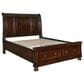 Ashley Porter Queen Sleigh Storage Bed in Rustic Brown, , large