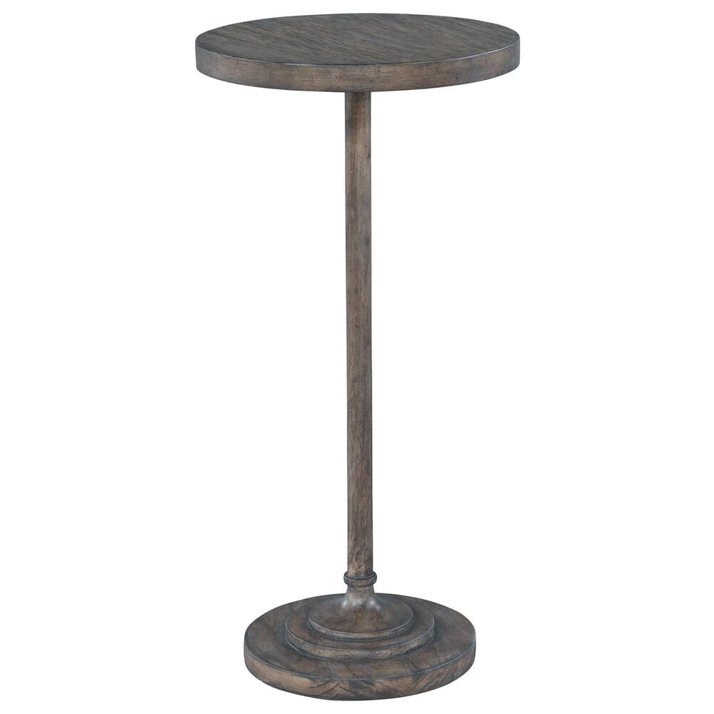 Hekman Lincoln Park Slim Post Chairside Table in Gray, , large