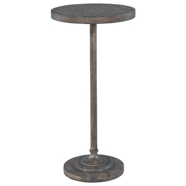 Hekman Lincoln Park Slim Post Chairside Table in Gray, , large