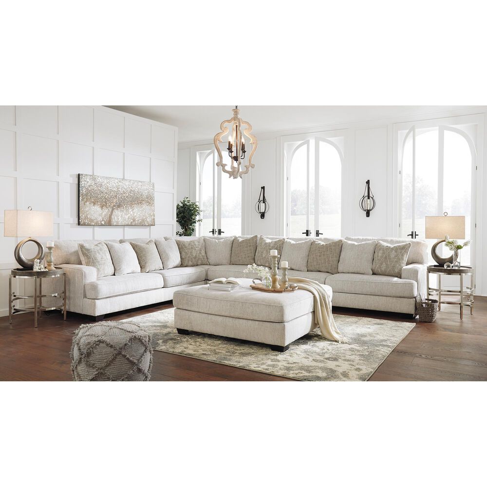 Signature Design by Ashley Rawcliffe 4-Piece Reversible L-Shaped Sectional Set in Parchment, , large