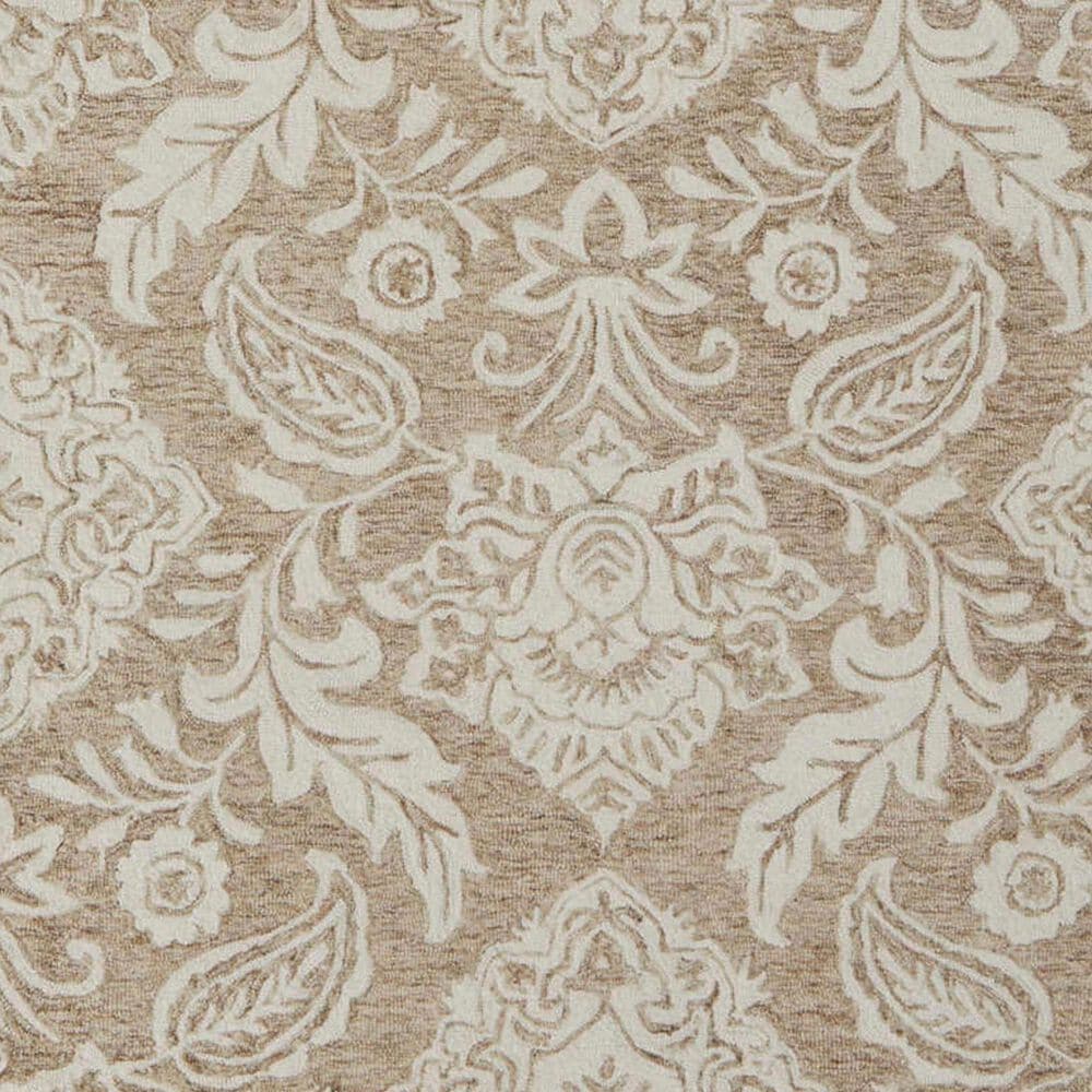 Feizy Belfort Taupe and Ivory 12&#39; x 15&#39; Area Rug, , large