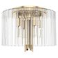 Hunter Gatz 4-Light Flush Mount in Alturas Gold, , large