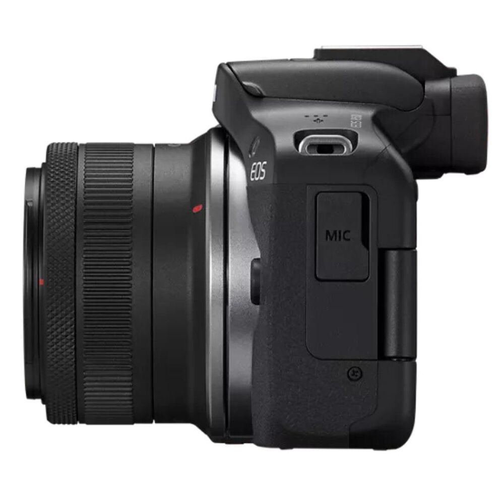 Canon EOS R50 RF-S18-45mm F4.5-6.3 IS STM Lens Kit &#40;Black&#41; Mirrorless Camera, , large