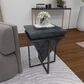Maple and Jade Frame Accent Table in Grey and Black, , large
