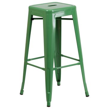 Flash Furniture 30" Barstool in Green, , large