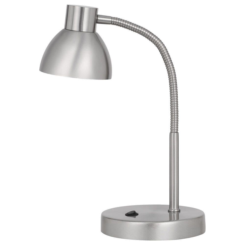 Cal Lighting Noirbeam Desk Lamp in Satin Nickel, , large