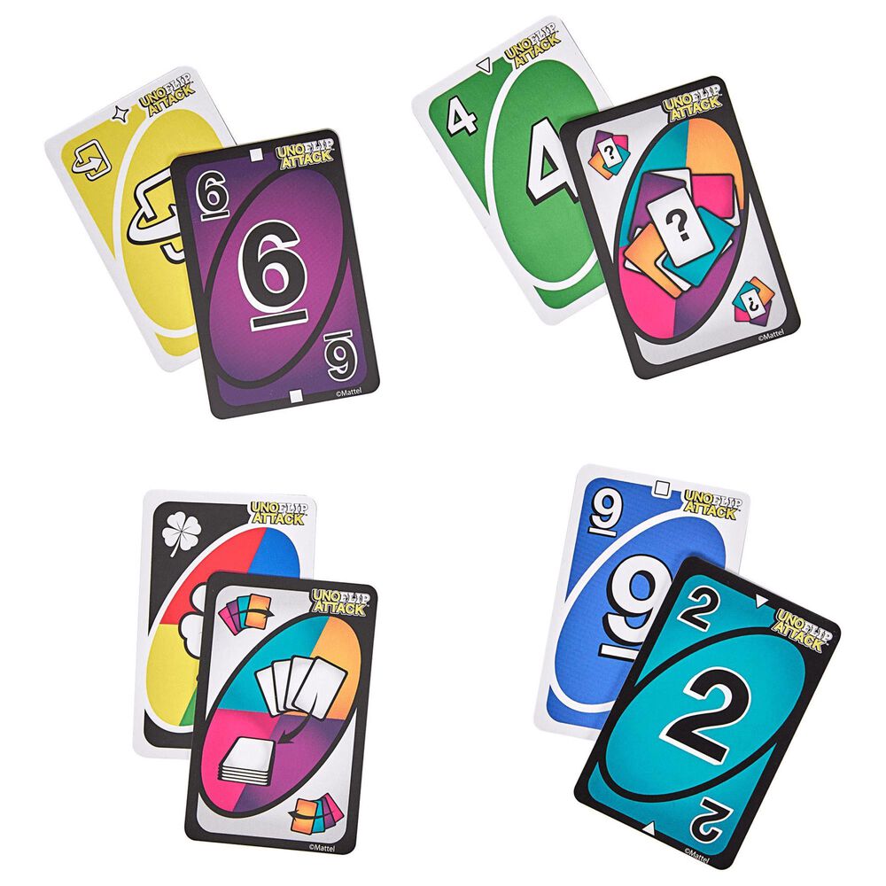 Mattel Flip Attack Card Game For Kids, Adults and Family Night, , large