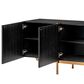 Eichholtz Brazilian Dresser in Charcoal Grey and Brushed Brass, , large