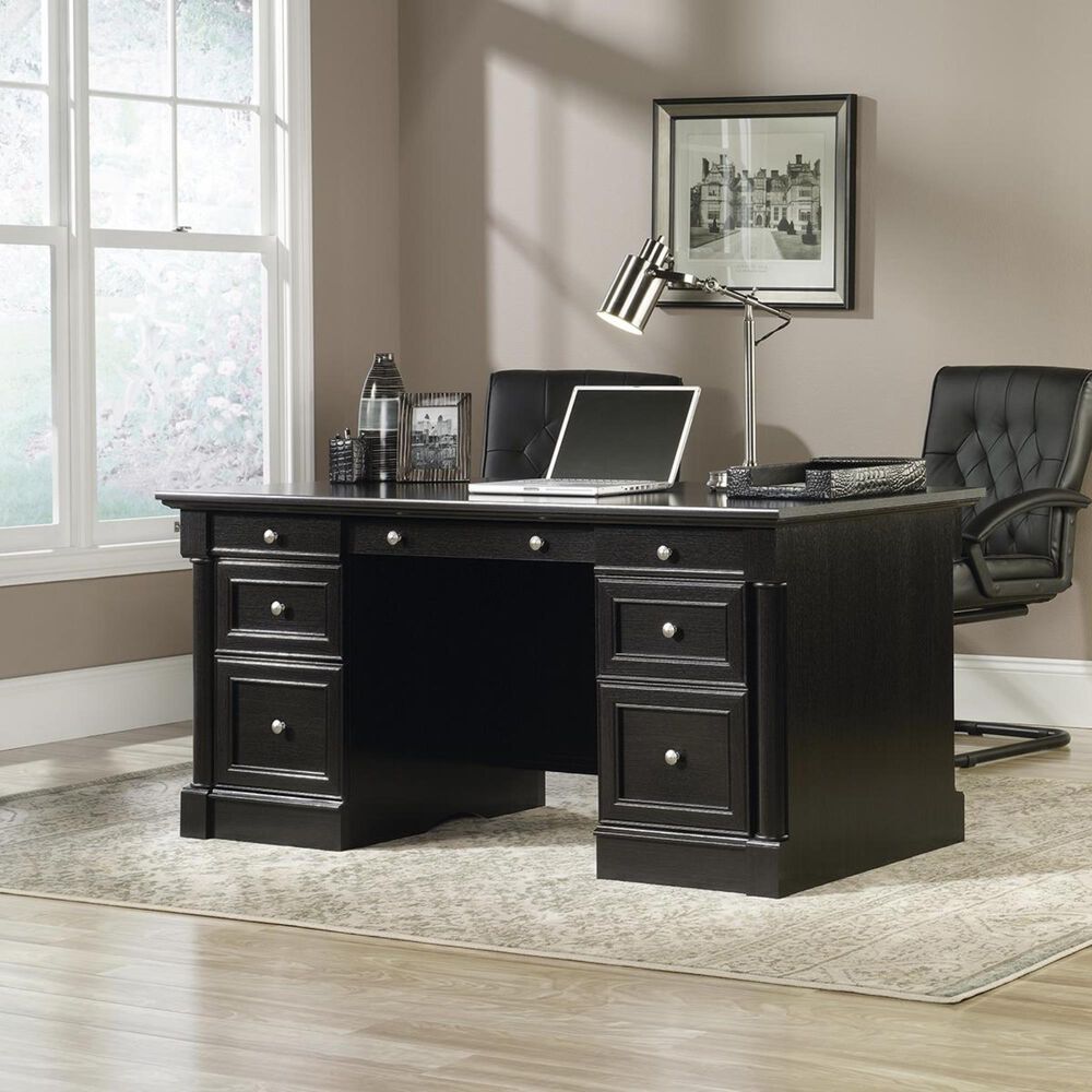 Sauder Avenue Eight Executive Desk in Wind Oak, , large