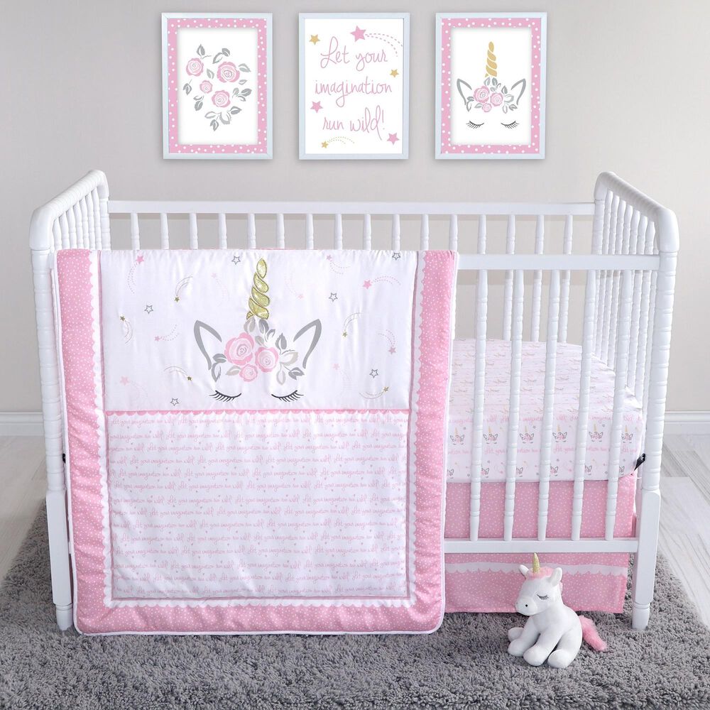 Trend Labs Mystical Dreams 4-Piece Crib Bedding Set, , large