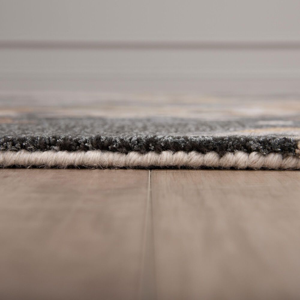RIZZY Kinetic KIN534 Brown 8'9" x 11'9" Area Rug, , large