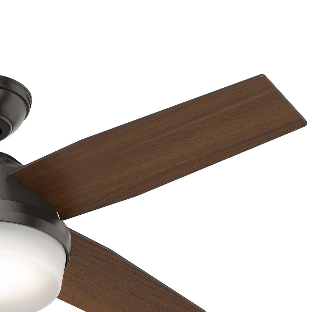 Hunter Dempsey 44&quot; Ceiling Fan with Lights in Noble Bronze, , large